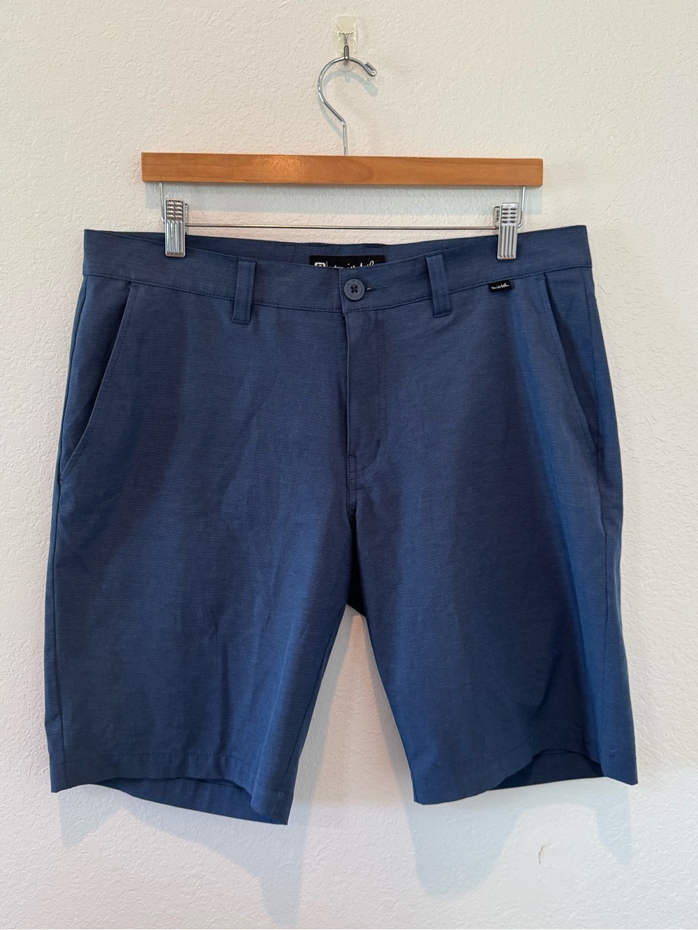 Travis Mathew Men's Navy Flat Front Performance Shorts